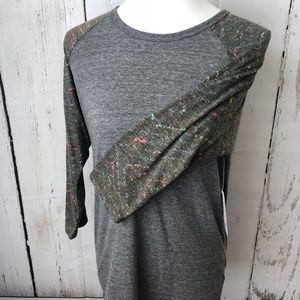 NWT LuLaRoe Randy, Grey with Pops of Color